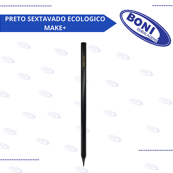 LAPIS PRETO SEXTAVADO ECOLOGICO MAKE+