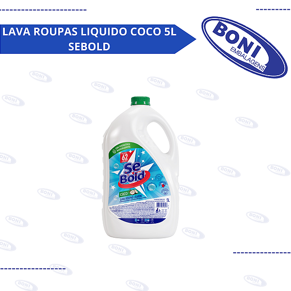 LAVA ROUPAS LIQUIDO COCO 5L SEBOLD
