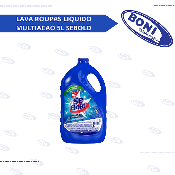 LAVA ROUPAS LIQUIDO MULTIACAO 5L SEBOLD