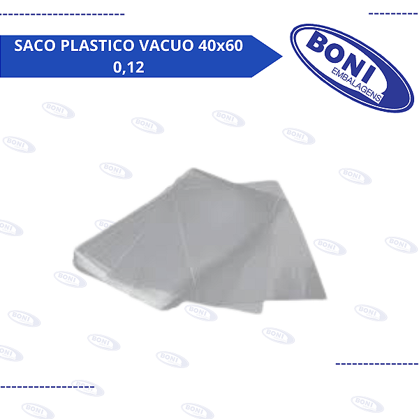 SACO PLASTICO VACUO 40x60 0,12