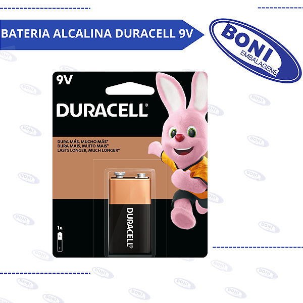 BATERIA ALCALINA DURACELL 9V