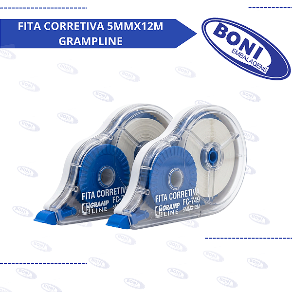 FITA CORRETIVA 5MMX12M GRAMPLINE