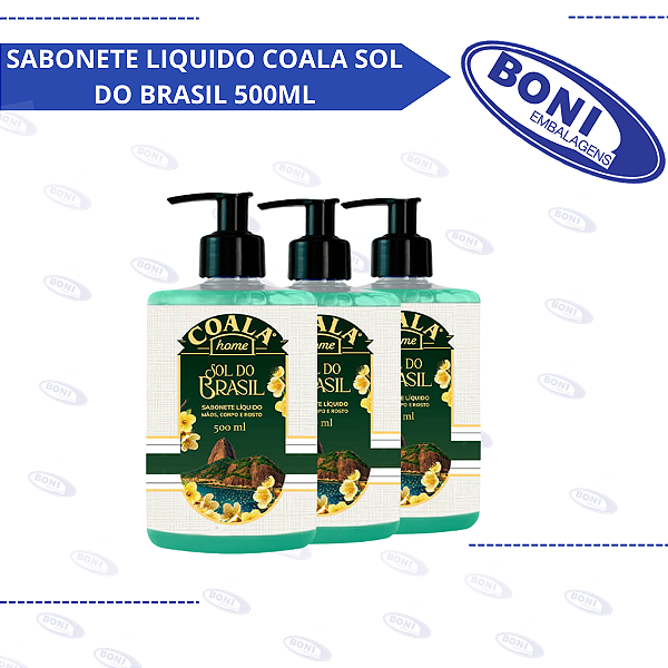 SABONETE LIQUIDO COALA SOL DO BRASIL 500ML