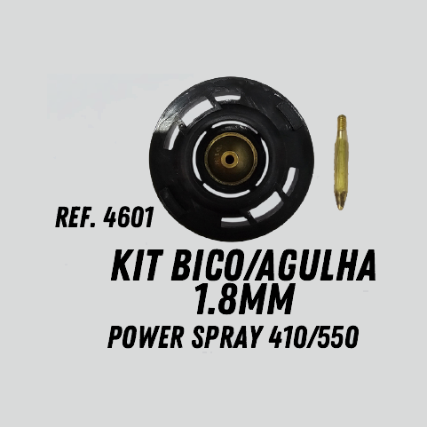 KIT BICO AGULHA 1.8MM POWER SPRAY 410/550