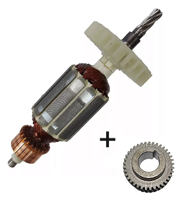 INDUZIDO 220v + ENGRENAGEM SERRA ESQUADRIA SEV857 VONDER