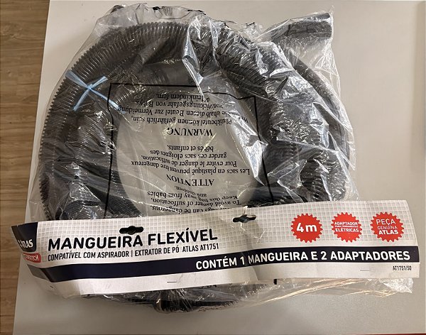 MANGUEIRA 4M COM ADAPTADOR PLAST ATLAS AT1751