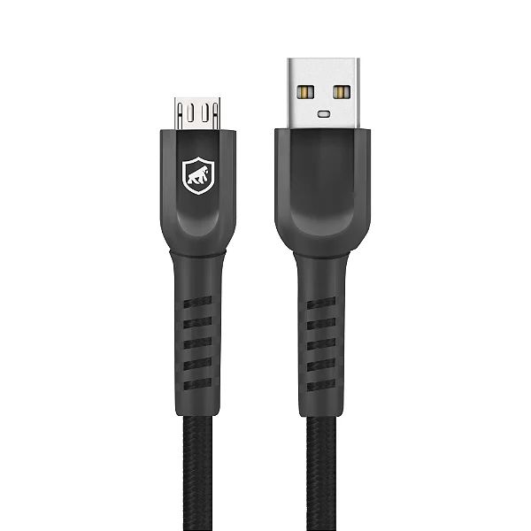 CABO DUAL SHOCK PRETO MICRO USB 2M GORILA SHIELD