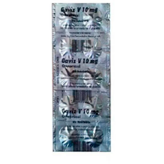 Gaviz V 10Mg C/ 10 Comprimidos