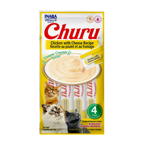 CHURU FRANGO COM QUEIJO 4 UNIDADE 56G