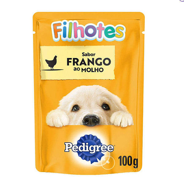 Sachê Pedigree Frango ao Molho para Cães Filhotes