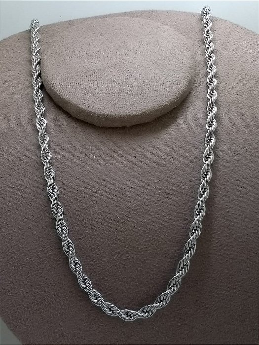 Colar Italiano Aço Cirurgico Masculino