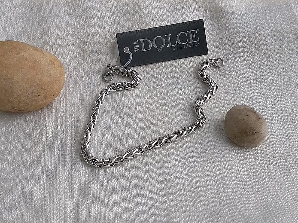 Pulseira Aço Cirurgico Elo Masculino
