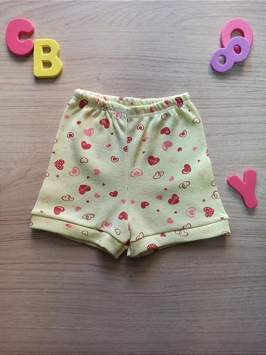 Shorts Tapa Fralda Estampado