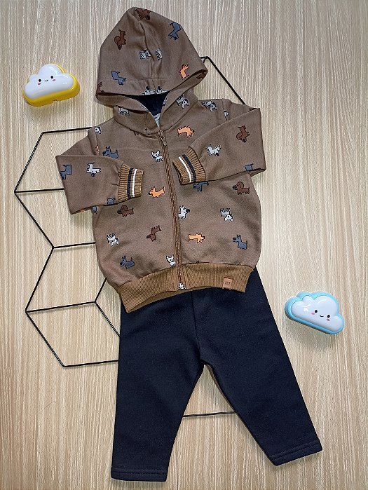 Conjunto moleton infantil -Estampado - tamanho M