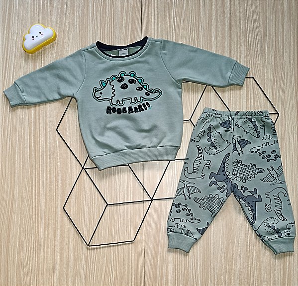 conjunto moleton infantil -Estampado - tamanho M