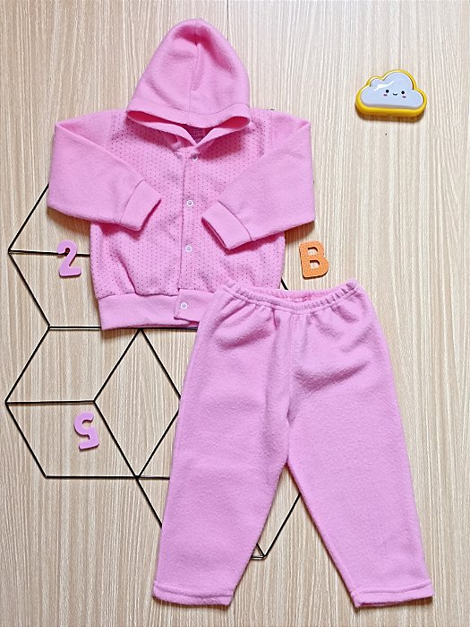 Conjunto Infantil Blusa e Calça Soft Feminino