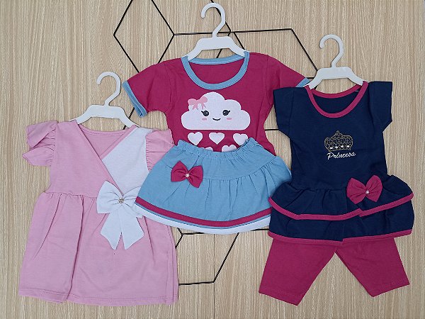 Vestido e Conjunto Bebe - Diversos Modelos