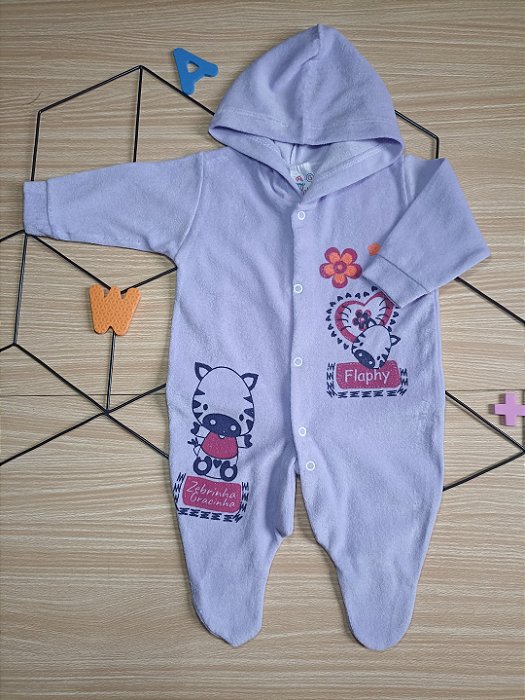 Macacão Plush Silkado Bebê – Estampas Variadas