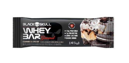 WHEY BAR GOURMET - COOKIES E CREAM - BLACK SKULL
