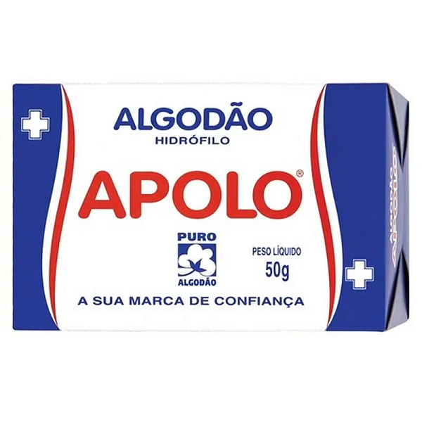 APOLO ALGODÃO  HIDRÓFILO  50 G