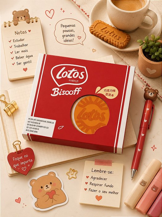 Bloco de Anotações - BISCOITO LOTOS