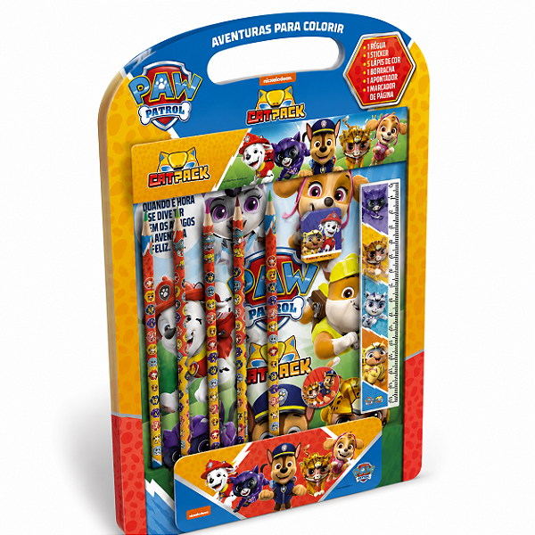 Kit Escolar Patrulha Canina 10 Itens Completo