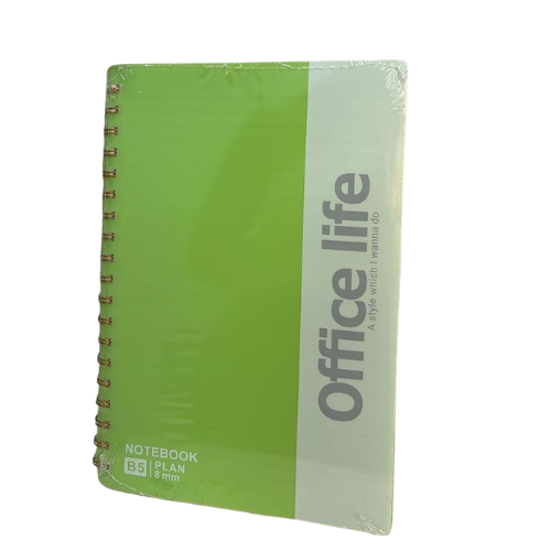 Caderno Office Life A5 e B5 Espiralado Colorido