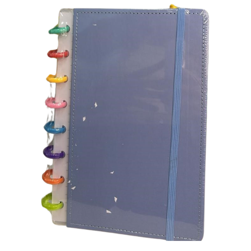 Caderno Inteligente 8 Discos Azul e Rosa