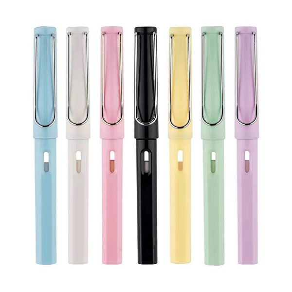Kit 6 Lápis Infinito Kawaii com Borracha Colorido