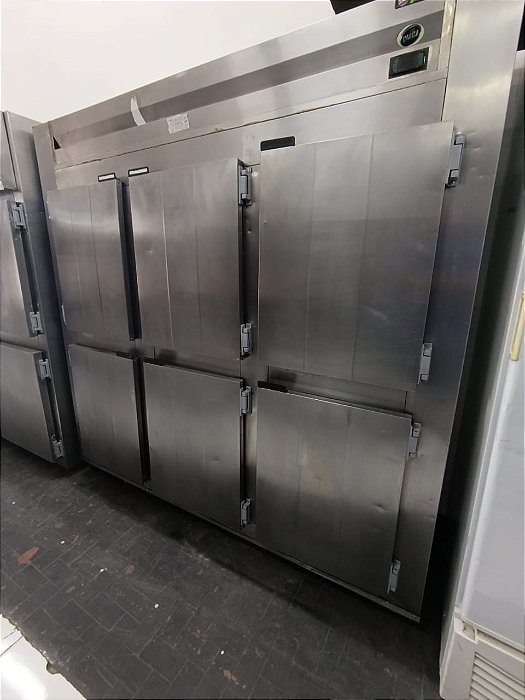 Geladeira Aço Inox Kofisa - 6 Portas -SEMI NOVA