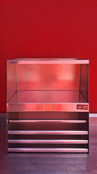 Fruteira inox 50x35x56 semi nova