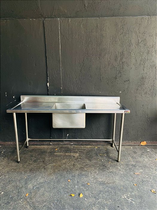 pia inox 170x70x85 semi nova cuba central
