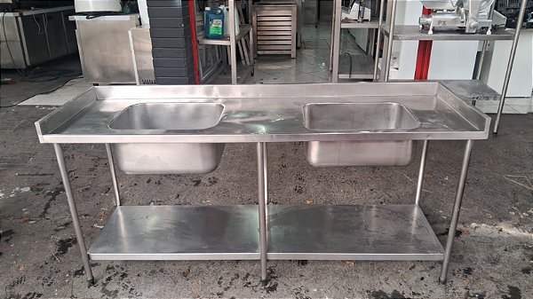 Pia inox 190x60x93 SEMI NOVA