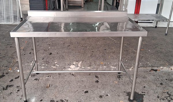 Mesa inox 1.30x70x95 Semi nova