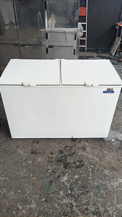 Freezer Horizontal Metalfrio Chest Tech Inverter 417 Litros DA420IFT00 Bivolt - Branco SEMI NOVA