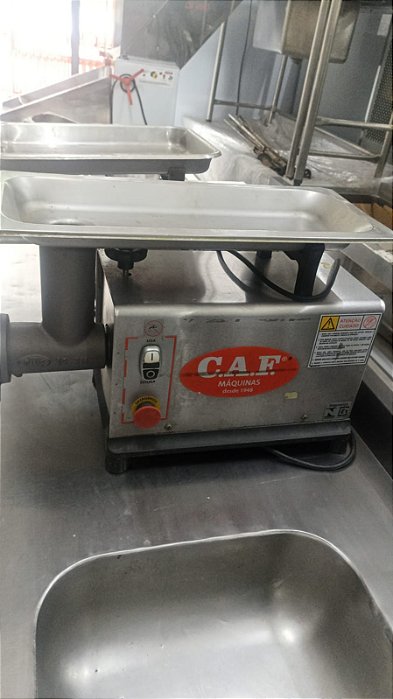 Moedor Carne Caf-10 Sm Inox 1/2Cv Bivolt - Caf SEMI NOVO