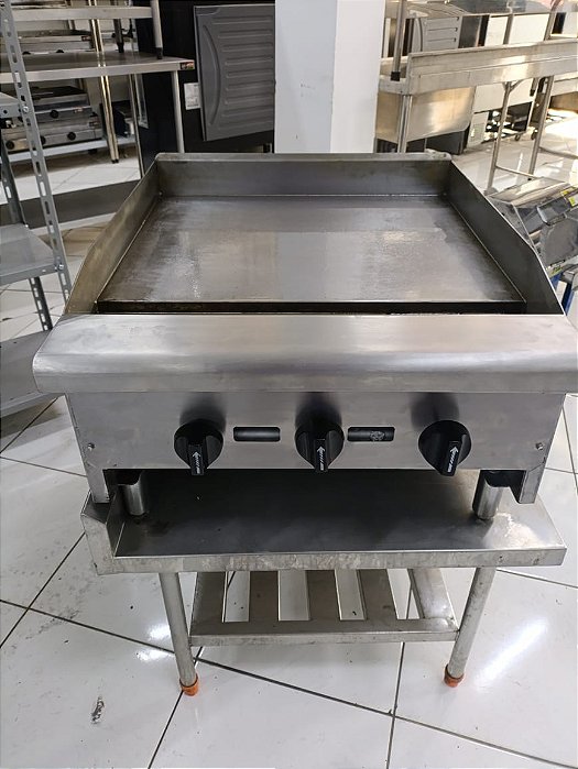 Chapa A Gás Venâncio 60 Cm Linha Prime 19mm semi nova