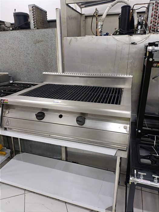 Chair broiler Berta inox 100x72x28 semi novo