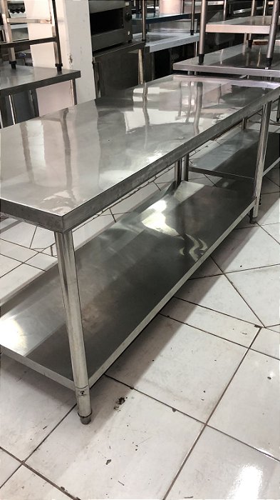 Mesa Inox 1.50x70x85 semi nova