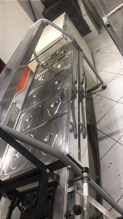 Buffet Self Service 10 Cubas Quente semi novo
