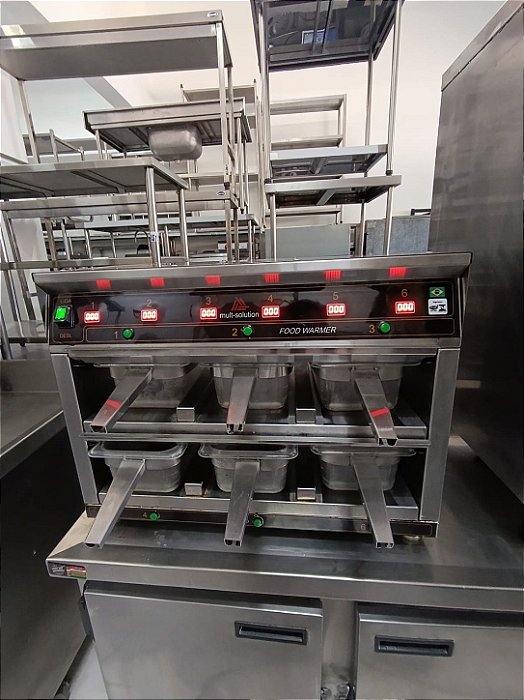 Estufa De Proteínas 6 Gavetas, Mantenedor Hambúrguer semi novo