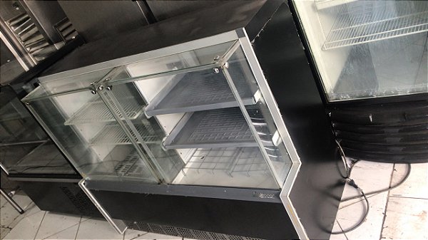 Balcão Quente E Frio Refrigerado Gelopar Gqra 1,40m semi nova