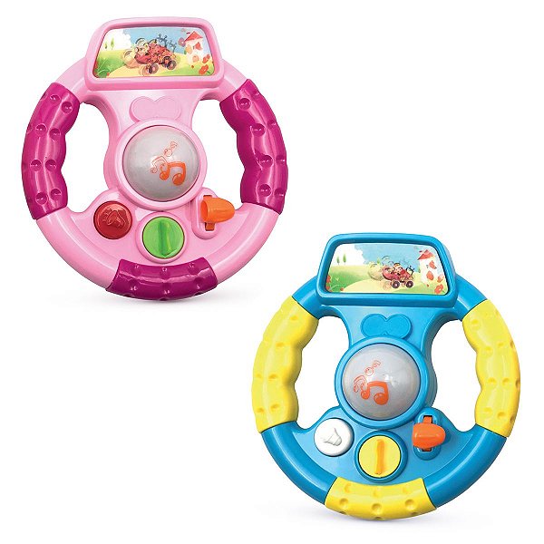 Volante Interativo Baby Musical com Luz