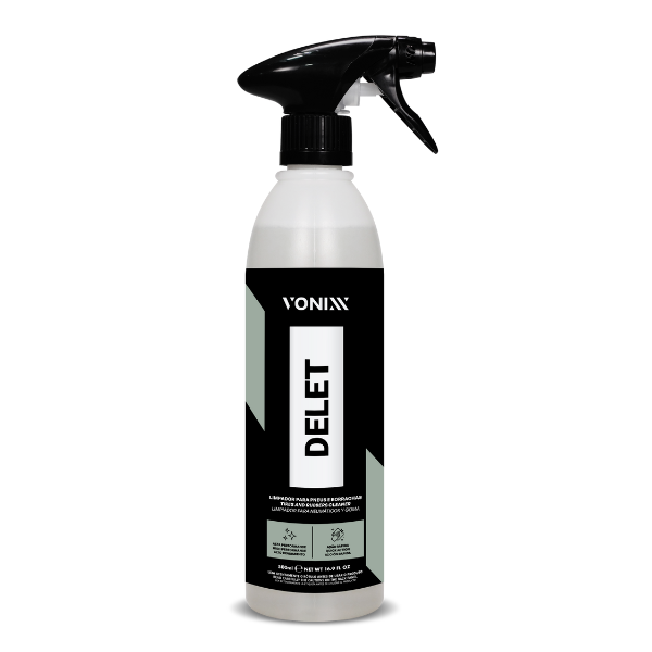 Delet Limpador de Borrachas e Plásticos 500ml Vonixx