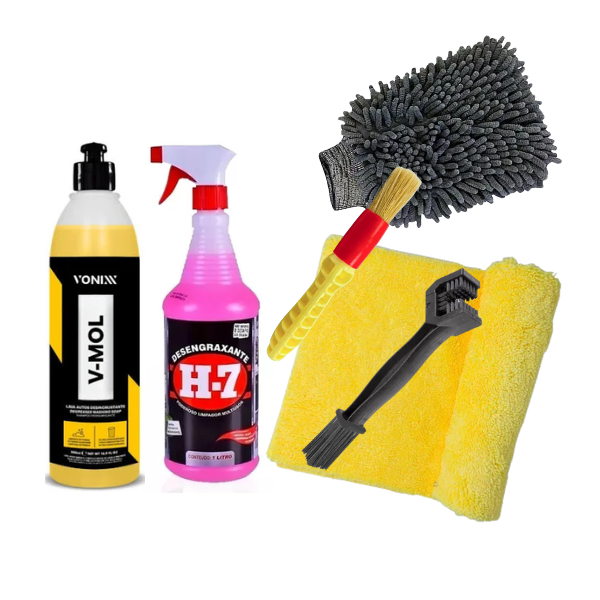 Kit Limpeza de Motos