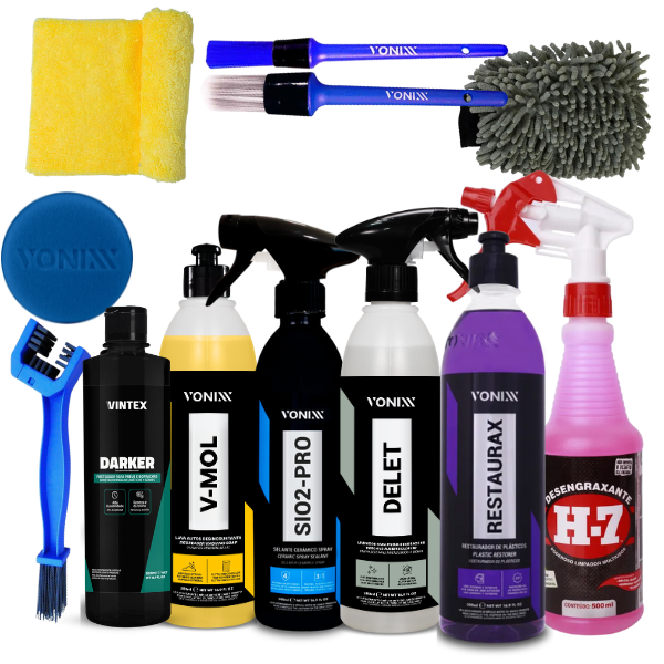 Kit Limpeza de Moto