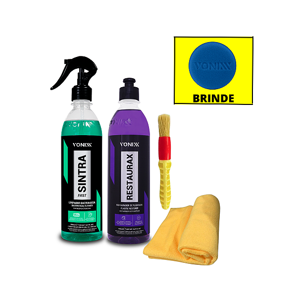 Kit Limpeza e Restauração de Plástico