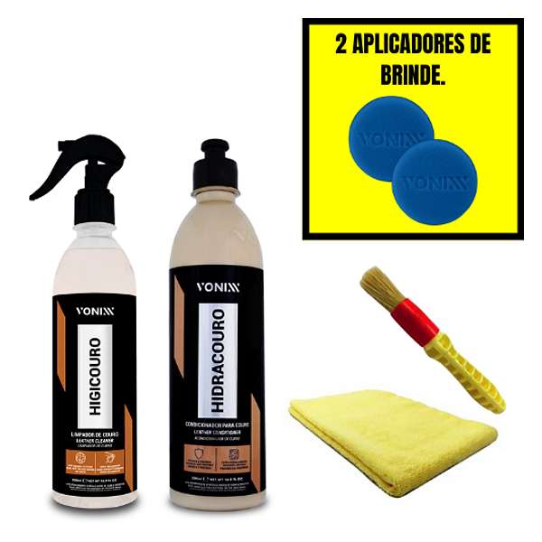 Kit Limpeza e Hidratação de Couro