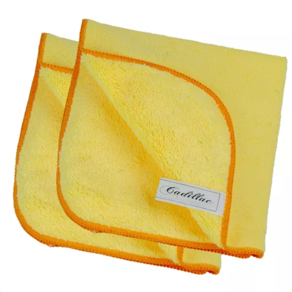 Toalha de Microfibra Amarela 40x40 Cadillac