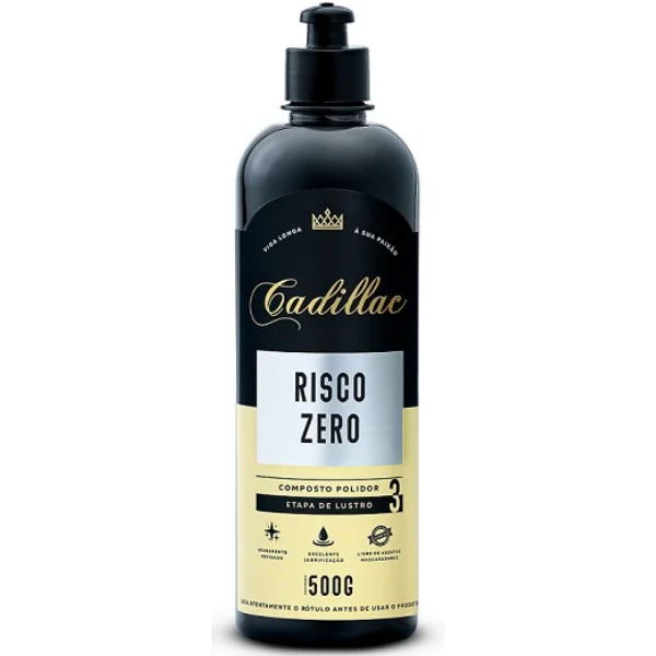 Cadillac Risco Zero 500ml - Composto Polidor Etapa Lustro